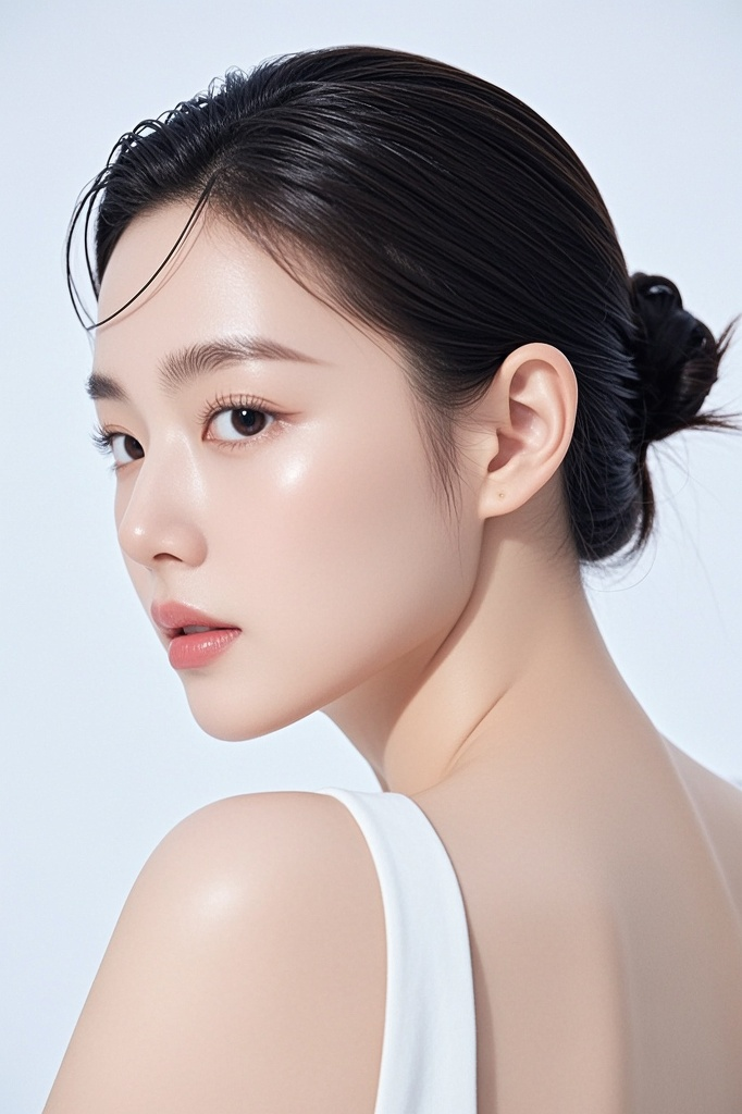 맑고 단단한 미러 스킨 모델